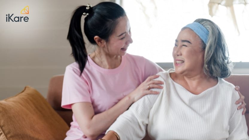 Encourage your loved one and provide support Eldercare services in Singapore